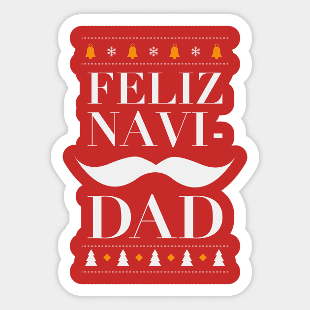 Feliz Navi-DAD Sticker by verde